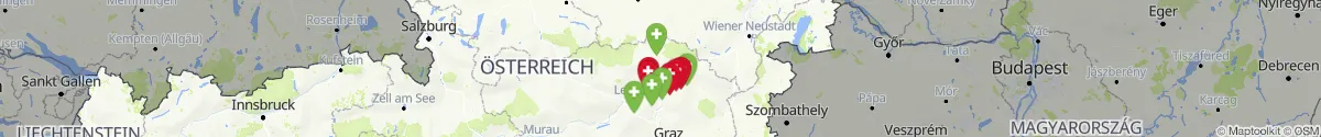 Kartenansicht für Apotheken-Notdienste in der Nähe von Mariazell (Bruck-Mürzzuschlag, Steiermark)